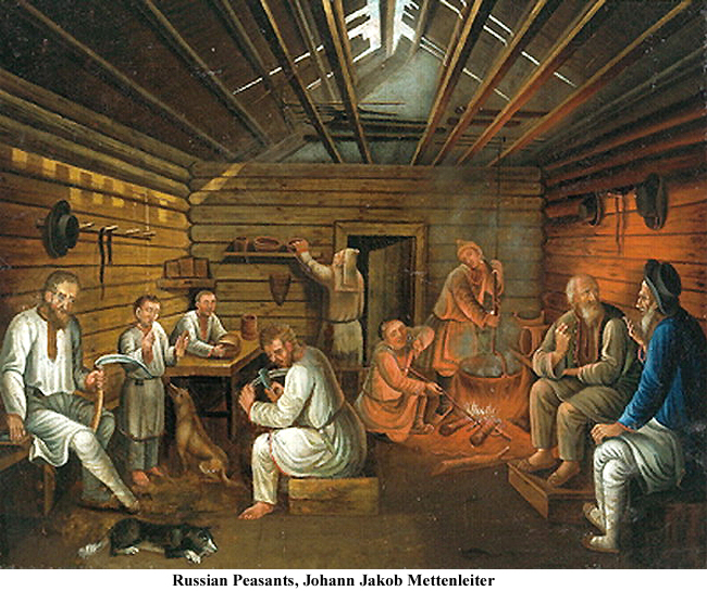 Russian Peasants Mettenleiter